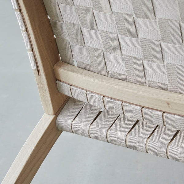 Beżowy fotel z drewna dębowego Findahl by Hammel Luna-image-4