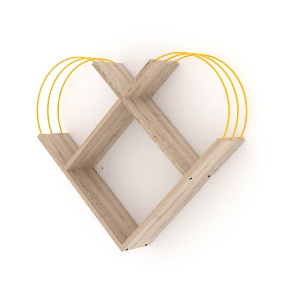 Półka z żółtymi elementami Marly-image-3