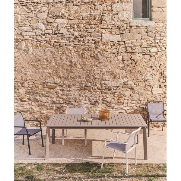 Metalowy stół ogrodowy 100x205 cm Brela – Kave Home-image-1
