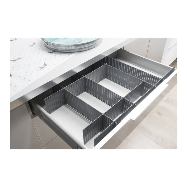 Zestaw 6 organizerów do szuflady Compactor-image-4