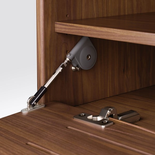 Szafka pod TV w dekorze drewna orzechowego Kave Home Carolin-image-3