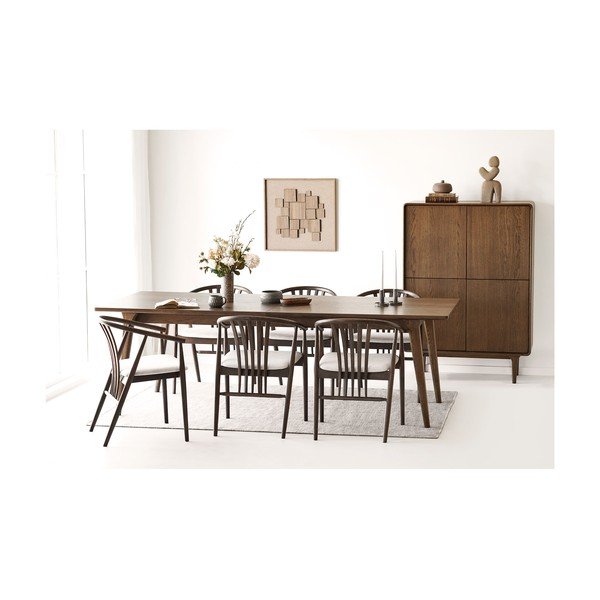 Rozkładany stół z dodatkowym blatem w dekorze dębu Darwin – House Nordic-image-1