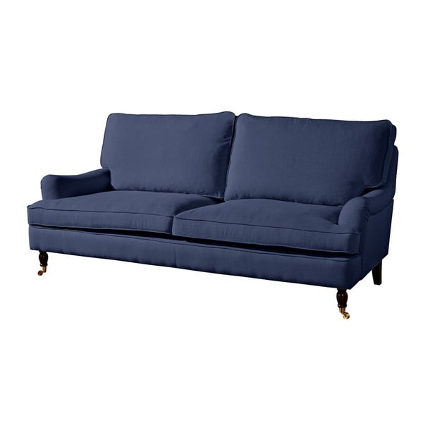 Granatowa sofa Max Winzer Passion, 210 cm