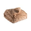 Brązowy koc z mikropluszu 150x200 cm Rava – Tiseco Home Studio