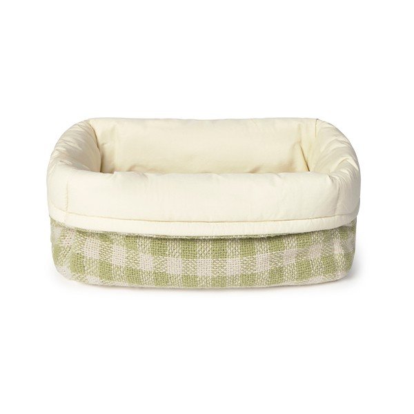 Jasnozielony tekstylny dziecięcy kosz na zabawki 30x20x20 cm Swan Matcha – Lorena Canals-image-3