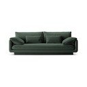 Ciemnozielona sofa 220 cm Torino – Micadoni Home