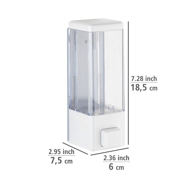 Biały ścienny plastikowy dozownik do mydła 320 ml Istres – Wenko-image-4