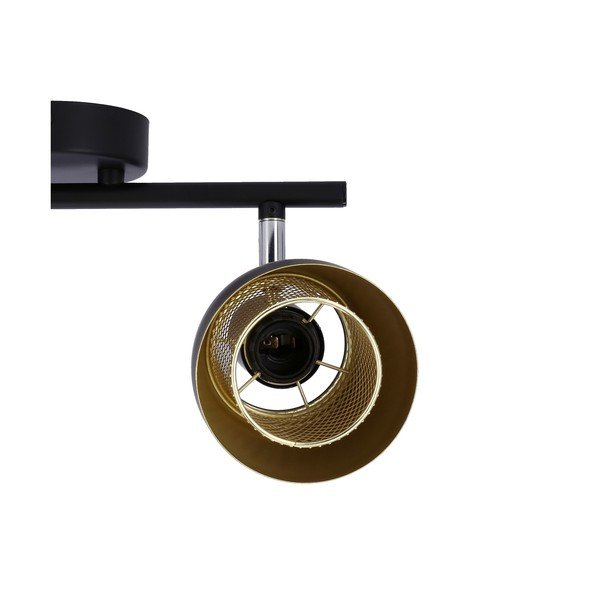 Czarna lampa sufitowa z metalowym kloszem 41.5x10 cm Aleksandria – Candellux Lighting-image-4