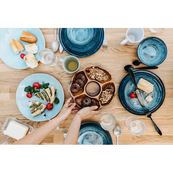 Turkusowy talerz kamionkowy Costa Nova Nova, ⌀ 27 cm-image-1