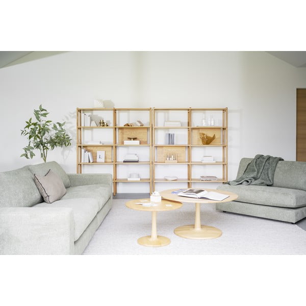 Okrągły stolik w dekorze dębu 60x60 cm Hobart – Rowico-image-4