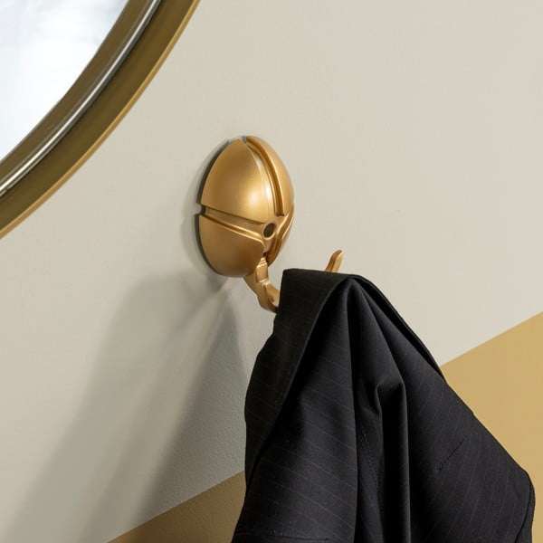 Ścienny plastikowy haczyk w kolorze złota Tick – Spinder Design-image-4