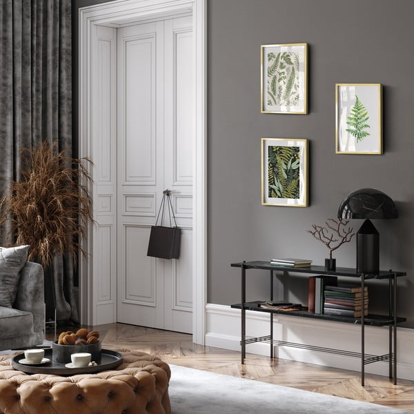 Obrazy zestaw 3 szt. 30x40 cm Fern – knor-image-1