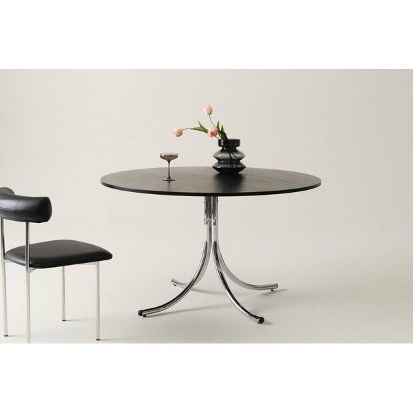 Metalowy okrągły stół ø 130 cm Chipley – Jotex-image-1