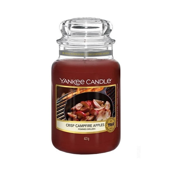 Świeczka zapachowa Yankee Candle Crisp Campfire Apples, 110 h