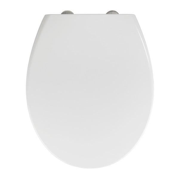 Biała deska WC z duroplastu z łatwym zamknięciem Wenko Delos