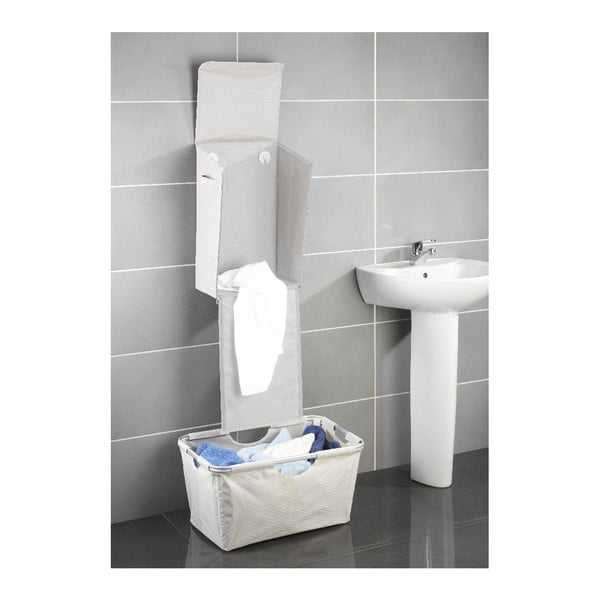 Beżowy wiszący kosz na pranie z przyssawkami Wenko Turbo-Loc, 30 l-image-3