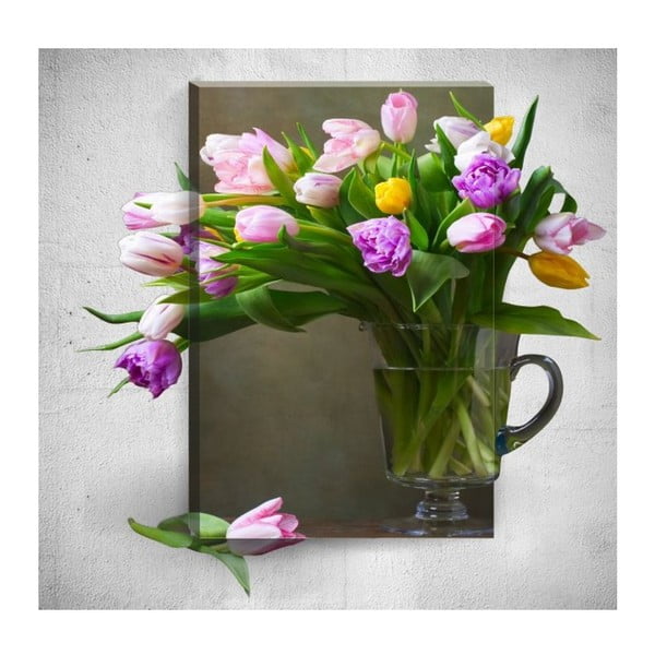 Obraz 3D Mosticx Flowers In Vase, 40x60 cm