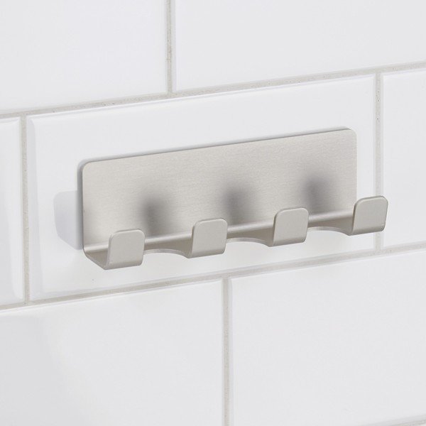 Samoprzylepny wieszak łazienkowy iDesign Metro-image-3