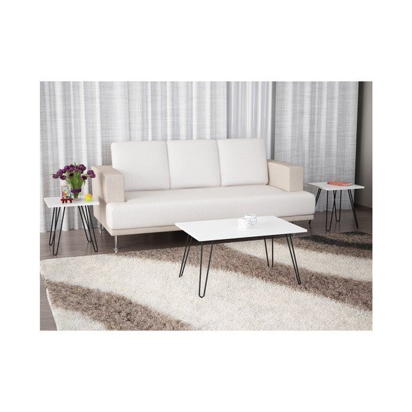 Zestaw 3 białych stolików Seren-image-3