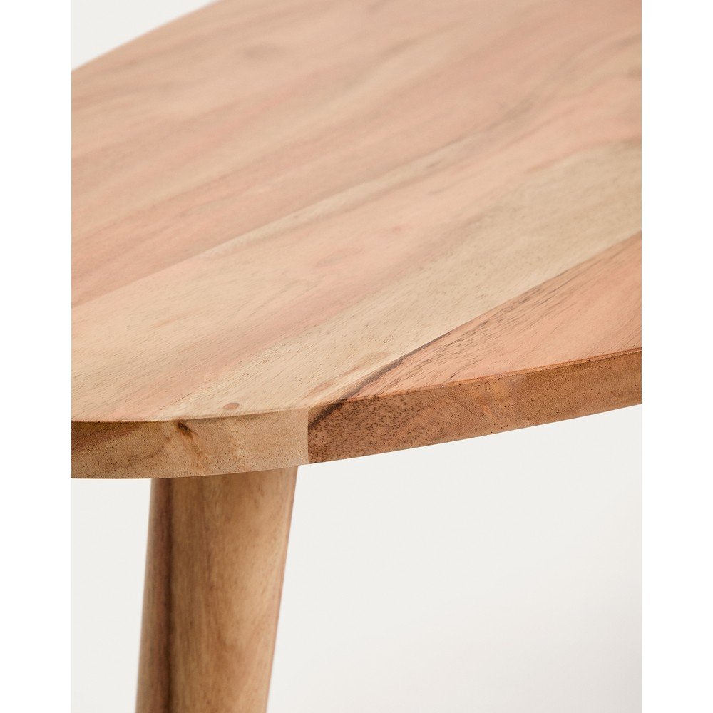 Stolik z litego drewna akacjowego w naturalnym kolorze 60x110,5 cm Duvani – Kave Home (zdjęcie 6)
