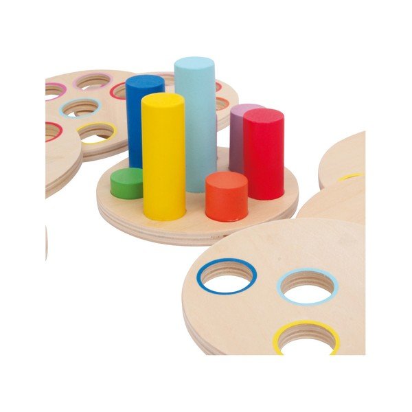 Układanka logiczna do ćwiczenia motoryki Legler Plug-in Game-image-2