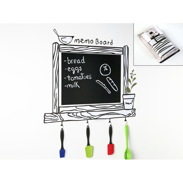 Tablica samoprzylepna z 4 wieszakami Memoboard Kitchen