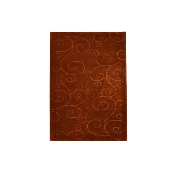Dywan ręcznie tkany Tufting, 120x180 cm, czekoladowy