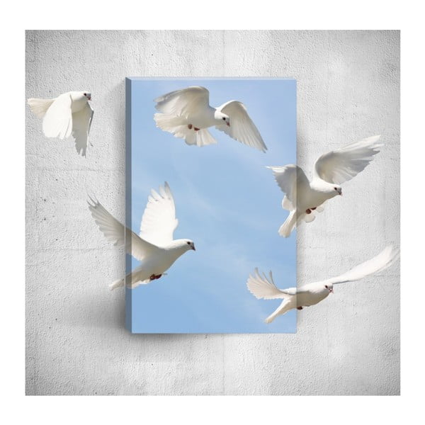 Obraz 3D Mosticx Doves, 40x60 cm