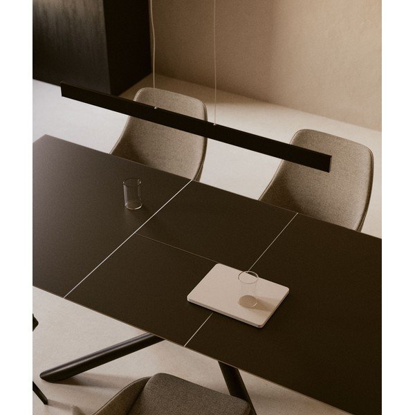 Rozkładany stół z dodatkowym blatem z ceramicznym blatem 90x160 cm Theone – Kave Home-image-2