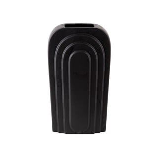 Czarny ceramiczny wazon PT LIVING Arc, wys. 18 cm