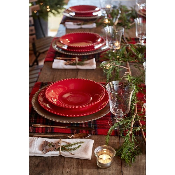 Głęboki talerz z kamionki w kolorze rubinu Costa Nova, ø 24,2 cm-image-1