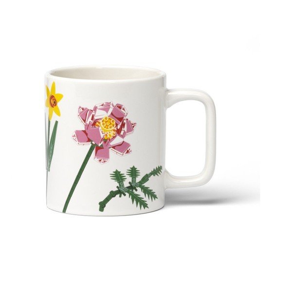 Biały ceramiczny kubek dla dzieci 300 ml Botanicals – LEGO®