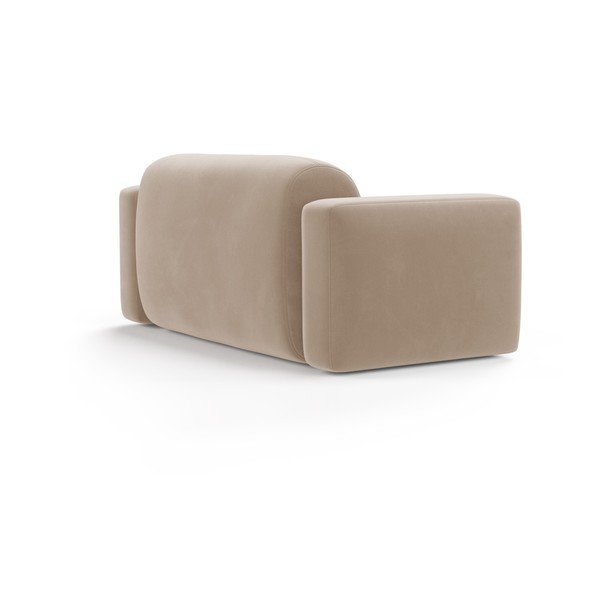 Beżowa aksamitna sofa 180 cm Strino – Cosmopolitan Design-image-2