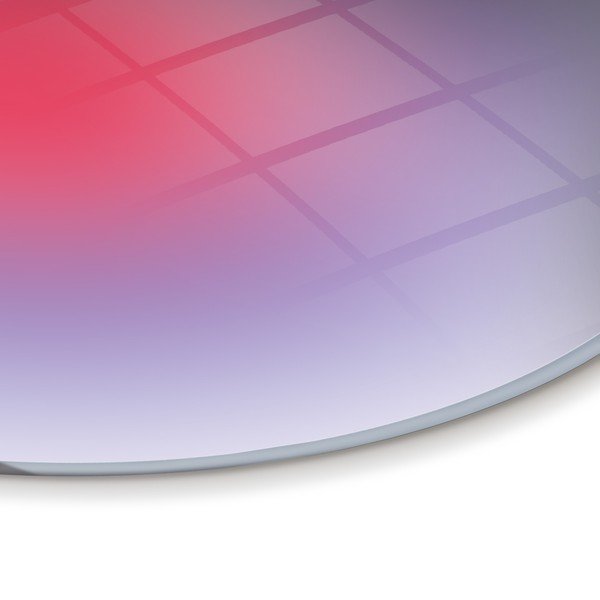 Szklany obraz drukowany ø 70 cm Halo – Styler-image-4