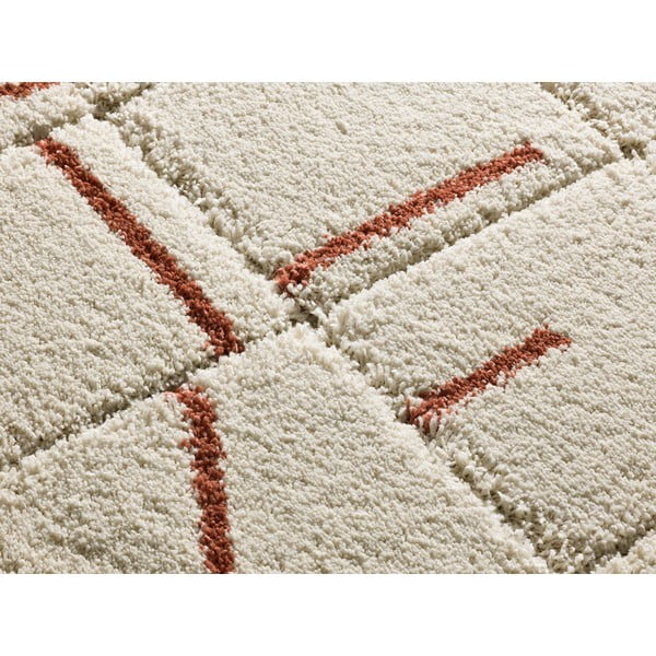 Ceglasto-kremowy dywan 160x230 cm Brenda – Universal-image-2