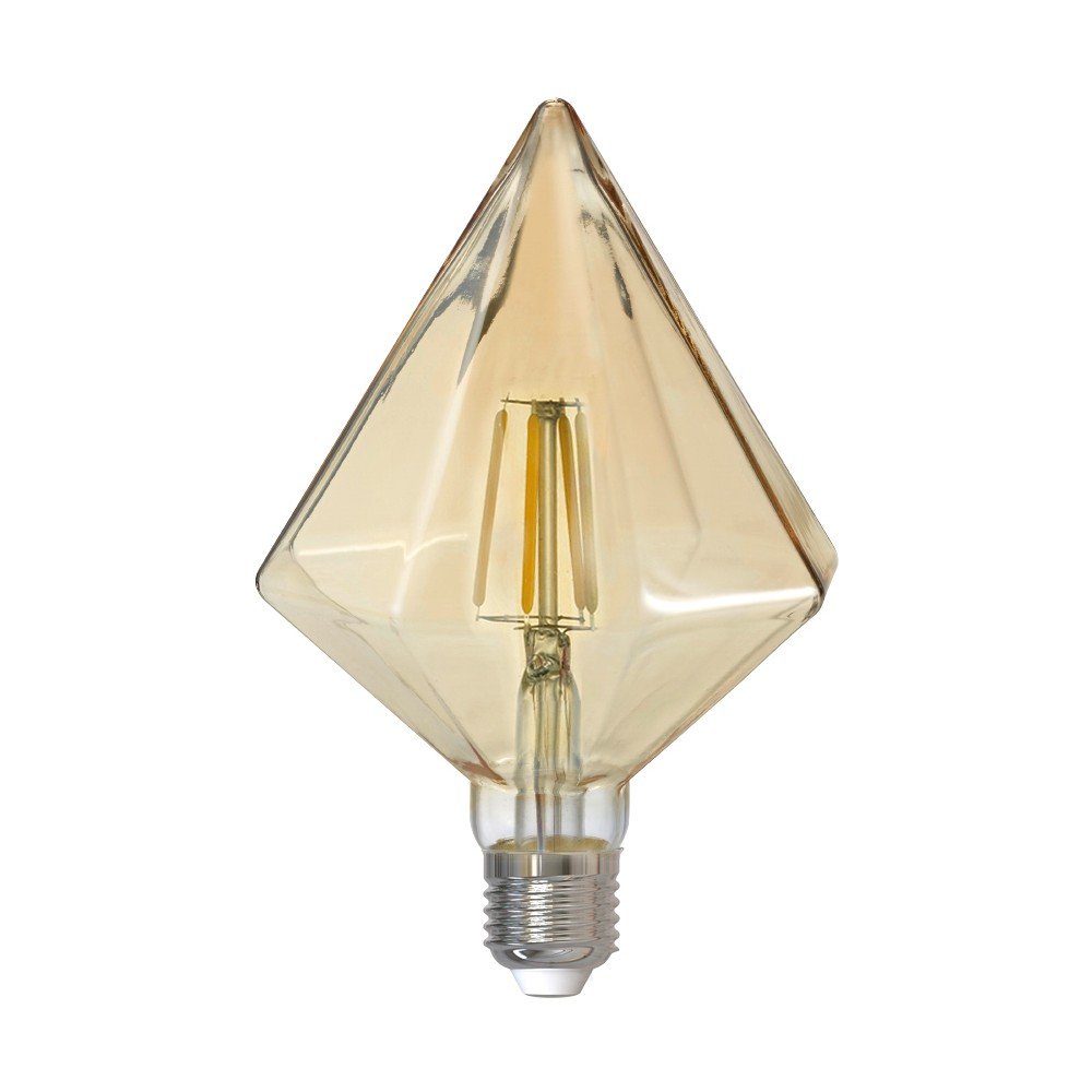 Żarówka LED/filamentowa z ciepłym światłem z gwintem E27, 4 W Kristall – Trio