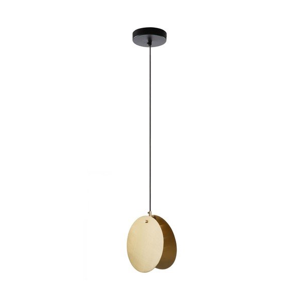 Lampa wisząca w kolorze złota z metalowym kloszem Monica – Kave Home