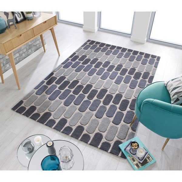 Szary dywan wełniany Flair Rugs Fossil, 160x230 cm-image-4
