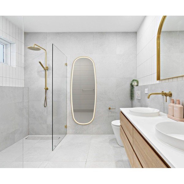 Lustro ścienne z oświetleniem 60x160 cm Diana – Mirrors and More-image-1