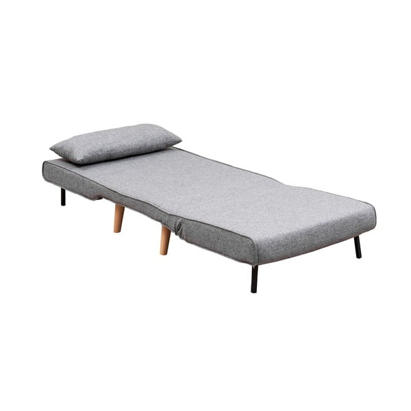 Jasnoszary rozkładany fotel Folde – Artie-image-4