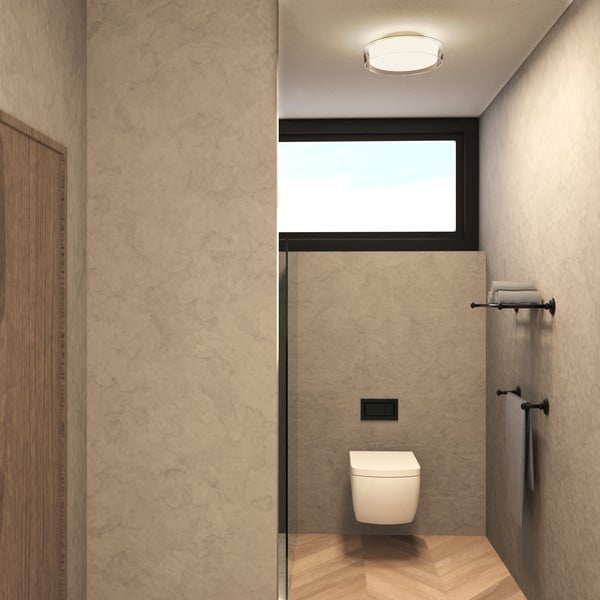 Biała lampa sufitowa SULION Nilo, ø 30 cm-image-4