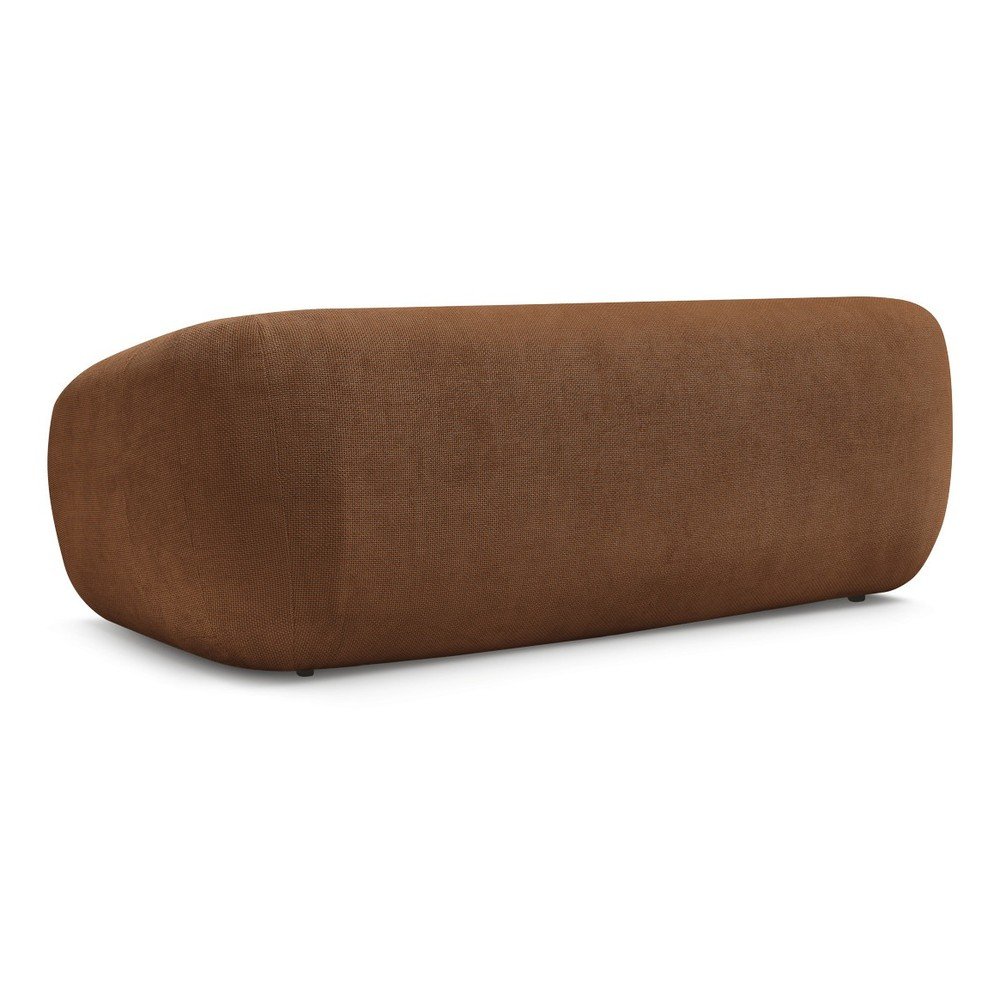 Pomarańczowa rozkładana sofa z tkaniny szenilowej 228 cm Neyo – Bobochic Paris (zdjęcie 10)