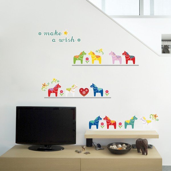 Naklejka Fanastick Small Colorful Horses-image-1