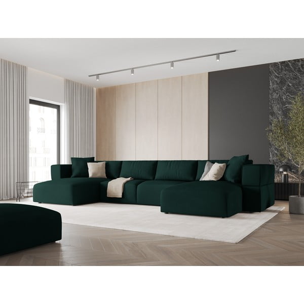 Zielony narożnik (w kształcie litery U) Esther – Milo Casa-image-1