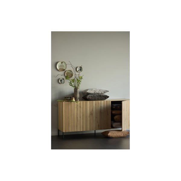 Beżowa poduszka dekoracyjna WOOOD Fallon Biscuit, 40x60 cm-image-2