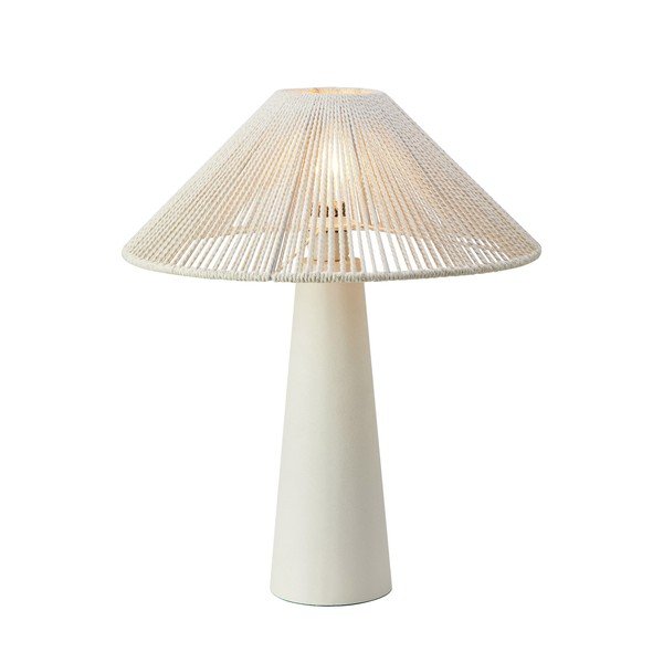 Beżowa lampa stołowa z tekstylnym kloszem (wysokość 50 cm) Favoro – Markslöjd