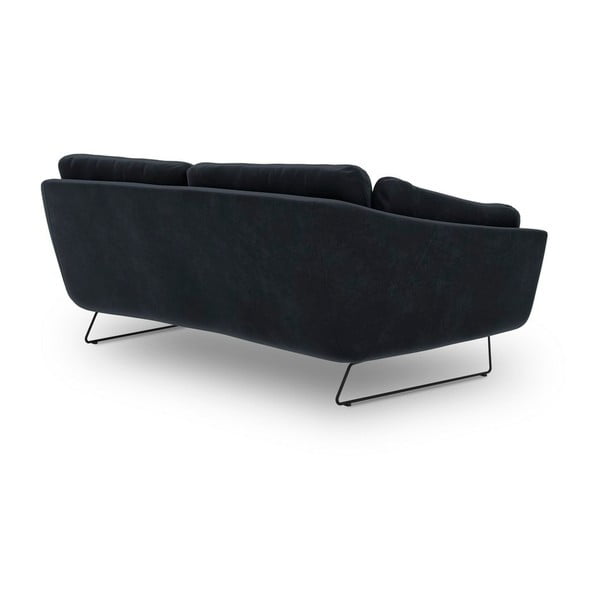 Ciemnoniebieska sofa z aksamitnym obiciem Windsor & Co Sofas Gravity-image-3