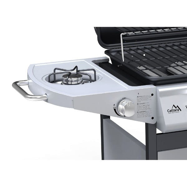 Grill ogrodowy na gaz z kółkami Cattara Master Chef Flame Tamer-image-3