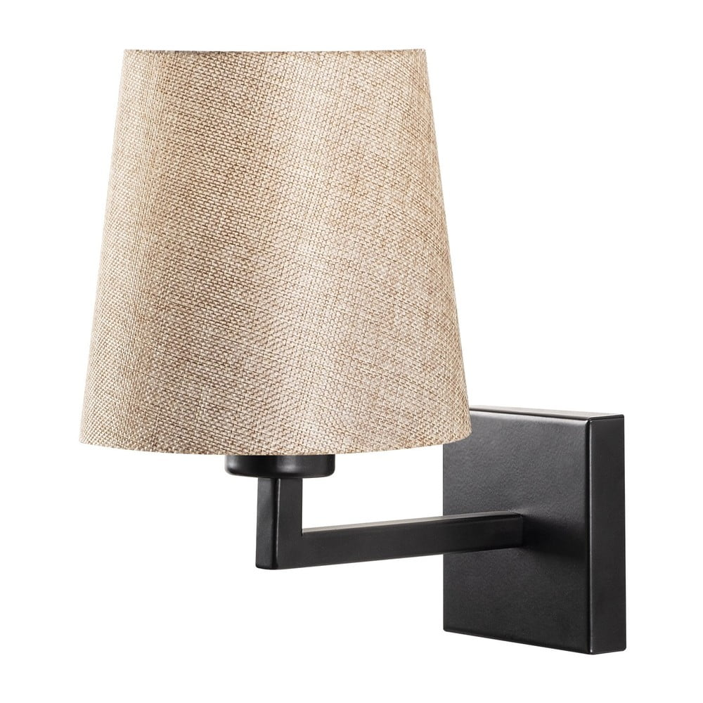 Czarny/kremowy kinkiet ø 18 cm Profil – Opviq lights