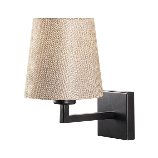 Czarny/kremowy kinkiet ø 18 cm Profil – Opviq lights